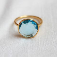 D E T A I L S - Material: Sterling silver 925 Stone: Blue Topaz Quartz (Lab Created) The fit: True to US ring size Finish: Smooth and Gold Plated to a high shine S H I P P I N G & P R O D U C T I O N - My current production time is 2-6 business days, which means after those days are up, your order ships! I make everything custom to order, by hand, but I promise you it's worth the wait! R U S H - M Y - O R D E R - If you're in a rush to get your pretty new pieces, please send me a message and Blue Topaz Ring Sterling Silver, Ring Everyday, June Birthstone Ring, Ring Proposal, Smoky Quartz Ring, Carnelian Ring, Everyday Ring, Stack Ring, Ring Stack