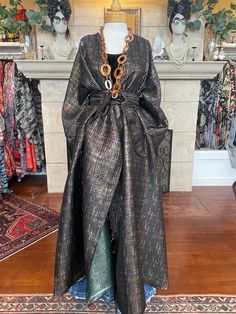 L'Opera Coat comes in various patterns and colors. One Size Adele Dress, Cocoon Dress, Opera Coat, Ikat Dress, London Dress, Upcycle Clothes Diy, Dramatic Style, Scarf Top, Advanced Style