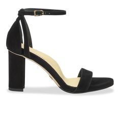 Stylish and comfortable, the Perfect Block Sandal 90 in black suede features a 90mm block heel, arch support, and adjustable ankle strap. Sarah Flint, Engagement Season, Block Sandals, Ankle Straps, Nappa Leather, Arch Support, Black Suede, Block Heels, Ankle Strap