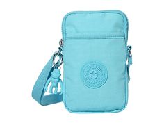 Kipling Tally - Wallet : Blue Splash : Feed your stylish desire with the fun and compact Tally crossbody bag. Made of polyamide. Zipper closure. Adjustable crossbody strap. Exterior front slip pocket. Signature logo detail at front. Lining made of polyester. Interior slip pocket. Imported. Measurements: Bottom Width: 4 in Depth: 3 4 in Height: 6 3 4 in Strap Length: 55 in Strap Drop: 25 in Weight: 3.4 oz Casual Nylon Rectangular Phone Bag, Casual Rectangular Nylon Phone Bag, Nylon Crossbody Phone Bag With Cell Phone Pocket, Back Bag, Signature Logo, Bags Handbags, Crossbody Bag, Wallet, Handbags