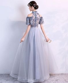 Sheer Bodice Tulle Dress For Banquet, Formal Tulle Dress With Short Sleeves, Fitted Tulle Ball Gown With Short Sleeves, Elegant Short Sleeve Tulle Ball Gown, Short Sleeve Tulle Gown For Banquet, Short Sleeve Tulle Dress For Banquets, Formal Tulle Gown With Short Sleeves, Organza Dress With Tulle Skirt For Banquet, Tulle Dress For Banquet