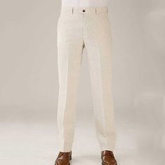 Men's Linen Pants Trousers Summer Pants Beach Pants Plain Comfort Breathable Outdoor Daily Streetwear Linen / Cotton Blend Stylish Casual White Brown Inelastic Summer Full-length Chinos With Pockets, Slim Fit Ankle-length Dress Pants For Summer, Slim Fit Ankle-length Summer Bottoms, Solid Summer Work Trousers, Summer Slim Fit Dress Pants With Pockets, Slim Fit Straight Dress Pants For Summer, Slim Fit Straight Summer Dress Pants, Slim Fit Full Length Pants For Spring, Fitted Solid Color Work Pants For Summer