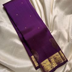 Pure handloom Kanchipuram silk sarees *Silk mark certified* Wine Colour Silk Saree, Violet Silk Saree, Marathi Saree, Bride Saree, Wine Colour, Desi Outfits, Kerala Saree, Purple Saree