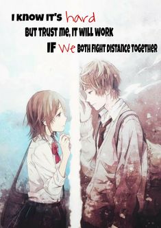 But it's just a test, once you passed.... nothing can break you guys Apart #qoutes #longdistancerelationship #love #truelove #couples #girlfriend Love Ghost, Morning Alarm, Anime Love Quotes, Relationships Are Hard, Sketch Videos, Bff Photoshoot, Anime Couple, Distance Relationship