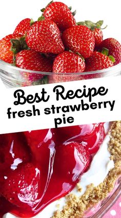 the best recipe for fresh strawberry pie