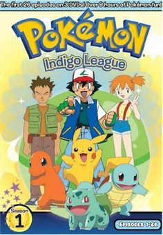 the front cover of pokemon indigoo league