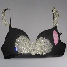 Custom Pearl Like 32B Bra Top - Prima Dons & Donnas Burlesque Costume, Bra Sets, Womens Bras, Bra Top, Bra Set, Festival Bra, Bra Tops, Swarovski Crystal, Push Up