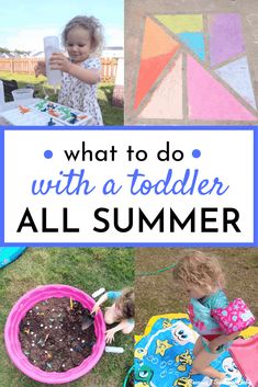 what to do with a toddler all summer in the garden and on the lawn