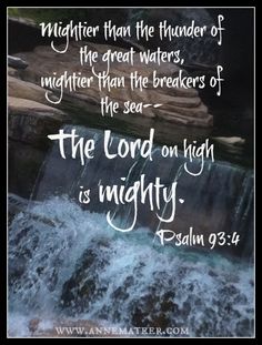 the lord on high is mighty and he will not be able to do anything else