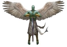 Planetar Celestial Dnd, Humanoid Creatures, D D Monsters, Angel Artwork, Angel Warrior, Angels And Demons, High Fantasy