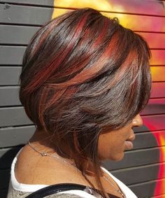 African American Hair Color, Black Women Hair Color, American Nails, Red Balayage, American Hairstyles, Nails Colors, Hair Color For Women, Red Hair Color, Cool Hair Color