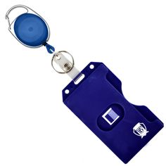 PRICES MAY VARY. HEAVY DUTY & DURABLE - Hard Plastic Card Case and Retractable Carabiner Badge Reel with Nylon Cord Length of 34" with Smooth Pulling Extension in Any Direction, a Vinyl Strap Clip and Small 1 inch Key Ring to Hold 2-3 Keys and Multiple ID Badges RIGID VERTICAL MULTI-BADGE HOLDER - Double Sided - Display One Standard 30 Mil (Credit Card Size) in Open Face Front Side and Hold Two Standard Size Cards in Back Slot - Max Insert: 2 19/50" x 4 1/10" - Opposing Pressure Keeps Cards Snug Clip Keychain, Swipe Card, Badge Lanyard, Work Badge, School Supply Labels, Carabiner Clip, Open Face, Plastic Card, Name Badges