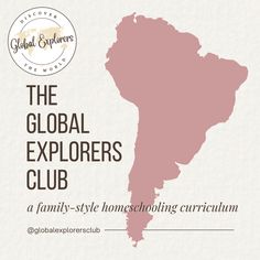 the global explorer's club logo is shown in pink on a white background with text that reads, the global explorer's club