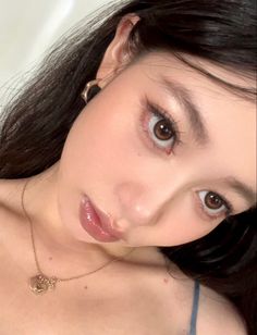 Korean Cool Tone Makeup, Igari Makeup Look, Low Visual Weight Makeup, Abg Style Makeup, Makeup For Fair Skin, Thai Makeup, Igari Makeup, Mekap Mata