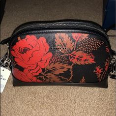 Brand New With Tags Open To Off Bags Coach, Coach Crossbody, Coach Bags, Crossbody Bags, Black Red, Lunch Box, Black And Red, Bag Lady, Brand New