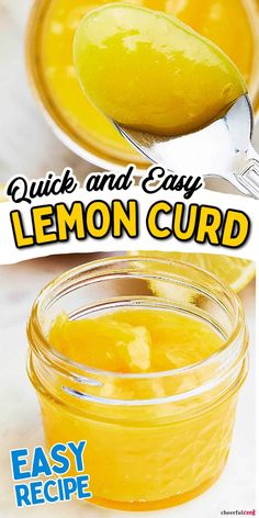 quick and easy lemon curd