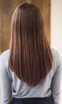 Haircuts For Long Hair Straight, V Hair, U Shaped Hair, Long Brown Hair