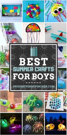 the best summer crafts for boys