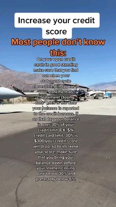 an advertisement with the words most people don't know on it in front of a plane