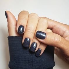 Coolest Nails, Spirit Fingers, Navy Nails, Body Decor, Gel Colors, Nail Colors Winter, Nice Nails, Gray Nails