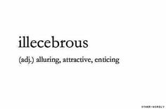 the words illcebrous are written in black and white on a white background