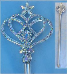 Royalty has its privileges or should. That's why we offer these scepters as the perfect addition to any pageant or formal event. Scepters for Queens & Kings Faerie Court, King Crowns, Princess Paris, Pageant Crowns, Cheap Silver Rings, Princess Bridal, Bridal Tiaras, Enchanted Rose, Fantasy Outfits