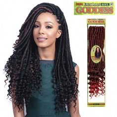 20" BOMBA FAUX LOCS SOUL GODDESS CROCHET BRAID HAIR BY BOBBI BOSS #boxbraidsstyling Natural Hair Faux Locs, Crochet Braids Natural Hair, Faux Locs Crochet Braids, Blonde Dreads