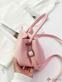 Bird in Bag - Solid Color Chic Pink School Satchel, Chic Pink Satchel For School, Pink Casual Satchel For Shopping, Trendy Spring Satchel For School, Casual Pink Satchel For Shopping, Casual Pink Satchel, Pink Casual Satchel For Summer, Casual Pink Satchel For Summer, Casual Pink Satchel For Spring