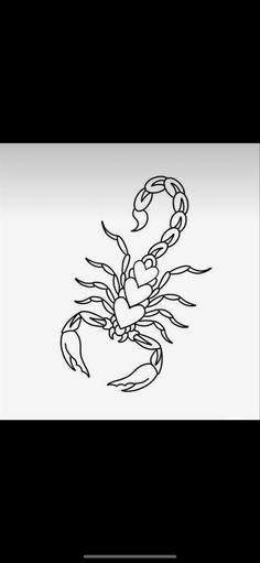 a black and white drawing of a crab