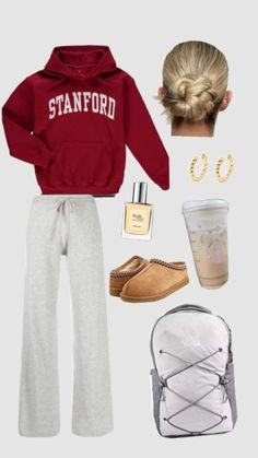 Popular Outfits 2024, Grey Legging Outfits, Outfits To Wear With Sweatpants, Comfy School Outfits Fall, Outfit Ideas Winter School, Preppy Outfits Fall, Winter Outfits School, Winter Cute Outfits, Cold Weather Outfits Casual