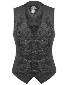 Punk Rave Mens Vest Waistcoat Black Damask Velvet Goth Steampunk Aristocrat VTG #PunkRave #OtherJackets Steampunk Aristocrat, Utility Vest Outfit, Moda Steampunk, Mode Steampunk, Goth Steampunk, Mens Waistcoat, Waistcoat Men, Vest Waistcoat, Gothic Steampunk