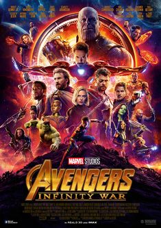 Poster zum Film: Avengers: Infinity War Tam Film, Film Marvel, Robert Downey Jr., Avengers Film, Peter Quill, 2018 Movies, New Avengers, Dark Phoenix, Clint Barton