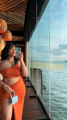 Orange dress meshki dress cancun Mexico outfits blue purse outfit micro purse cutout dress bangs hairstyles vacation spots waterfront dinner mirror selfie midsize fashion poc outfit latina outfit curvy fashion evening dress dinner date dinner outfit Blue Purse Outfit, Mexico Vacation Outfits Cancun, Cancun Mexico Outfits, Orange Dress Outfit, Beach Vacation Looks, Outfit Latina, Hairstyles Vacation, Orange Dress Outfits, Mexico Vacation Outfits