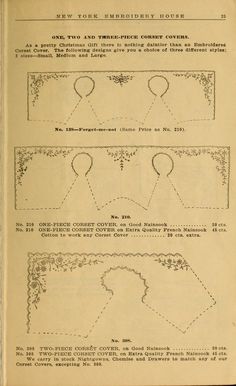 an old book with drawings and instructions on how to use the pattern for this project