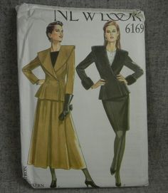 Shawl Collar Pattern Sewing, Shawl Collar Jacket, Peplum Jacket, Skirt Patterns Sewing, Sewing Skirts, Collar Jacket, Double Breasted Jacket, Jacket Pattern, Shawl Collar