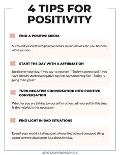 How To Practice Positive Thinking, How To Think Positively About Yourself, Power Of Positive Thinking Good Thoughts, Negative Vs Positive Thoughts, Positive Mindset Tips, How To Be A Positive Person, How To Change Your Mindset To Positive, How To Be Positive And Happy, How To Have A Positive Mindset