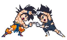 Fusion Dragon Ball, Goku Y Vegeta, Goku Drawing, Pixel Beads