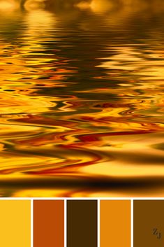 an image of a color palette with oranges and browns