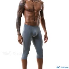 Orcajump - Professional Extended Performance Shorts for Fitness, Running, and Sports Activities - Quick-drying, Lightweight, and Breathable Compression Long Pants For Sports, Compression Bottoms For Sports, Compression Sportswear Bottoms For Outdoor Activities, Compressive Breathable Bottoms For Outdoor Activities, Go-dry Long Gym Bottoms, Go-dry Gym Bottoms Long Pants, Stretch Pants With Built-in Shorts For Sports, Breathable Training Bottoms With Short Leg, Moisture-wicking Yoga Bottoms With Short Legs