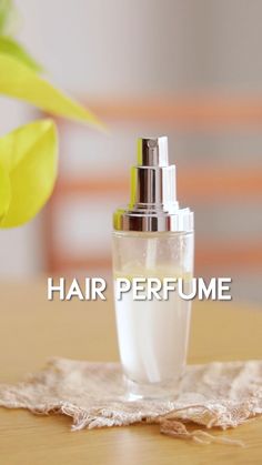 Diy Hair Perfume, Hair Perfume Diy, Perfume Diy, Tea Burn, Homemade Hair, Hair Care Recipes