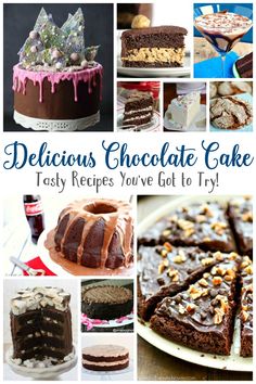 delicious chocolate cake recipes you've got to try