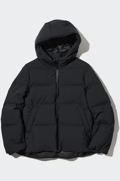 Uniqlo Puffer Jacket, Uniqlo Coat, Uniqlo Women Outfit, Winter Baddie, Short Coats Women, Uniqlo Jackets, Winter Fashion Outfits Casual, Uniqlo Women, Black Puffer