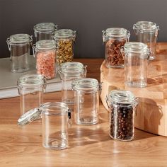 the kitchen storage and organization diy ideas on a budget is easy to do with glass jars