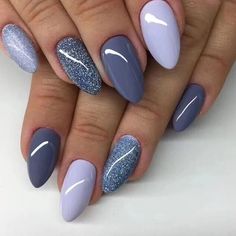 45318171001000 Unghie Sfumate, Fall Nail Art Designs, Nail Colors Winter, Blue Nail, Nail Arts, Nail Polishes, Nail Accessories, Acrylic Nail Designs, Blue Nails