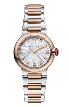 Bvlgari Watch, Bvlgari Rose, Blow Dry Salon, Expensive Watches, Rose Gold Watches, Leather Shops, Diamond Watch, Trending Gifts