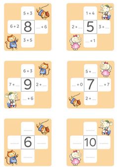 Kindergarten Reading Activities, Mathematics Worksheets, Math Riddles, Free Preschool Worksheets, Toddler Education, Montessori Math, Kindergarten Math Worksheets, Math Activities Preschool, Math Tricks