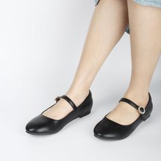 PRICES MAY VARY. 【Stylish and Comfortable】Our womens mary jane flats are crafted to offer a blend of style and comfort. Featuring a sleek black design, these womens mary jane flats are ideal for any formal occasion. Designed specifically for women, these mary jane shoes women guarantee all-day wear without any discomfort. 【Versatile and Timeless】Our black flat is a versatile addition to any wardrobe. They effortlessly complement both casual and formal outfits, making them a timeless and essentia