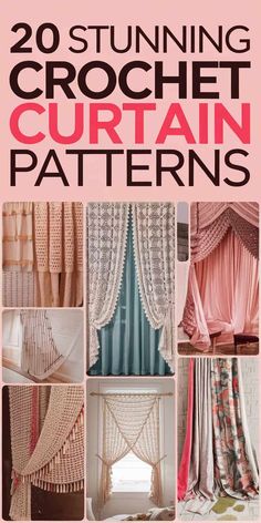 20 Beautiful Crochet Curtain Patterns to Dress Your Windows