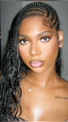 Glamorous Hairstyles, Hairstyles Female, Hairstyles For Ladies, Natural Girl, Braided Cornrow Hairstyles, Quick Braided Hairstyles