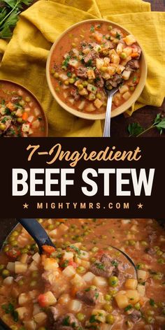 Crockpot Vegetable Beef Stew Chowder Recipes, Stew Recipes, Dinner